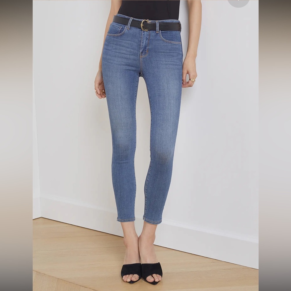 L’Agence Margot Cropped Skinny Jean size 28 $245